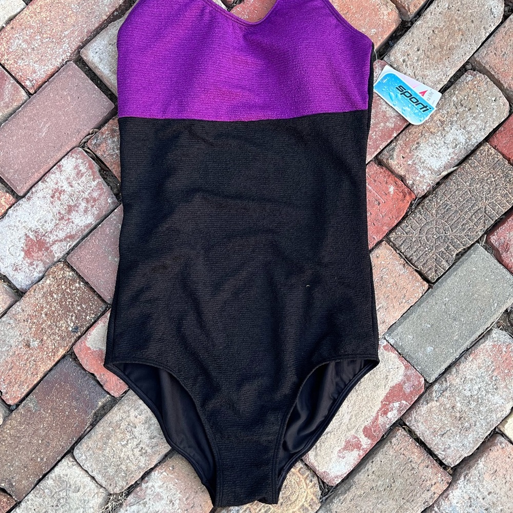 Sporto Swimwear - Purple and Black